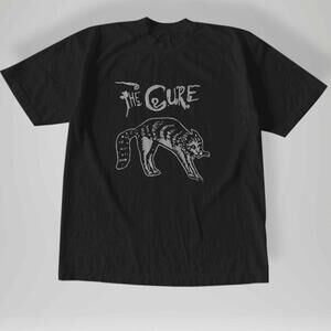 Style The Cure Rare Cat Artwork T Shirt  Unisex Band Tee
